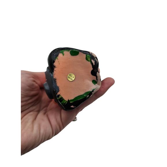 Vintage 1960s Plastic Christmas Ornament Santa Elf w/ Camera Blow Mold Style - Picture 4 of 5